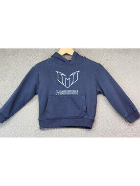 Messi Unisex Kids Blue Pullover Hoodie sz 6